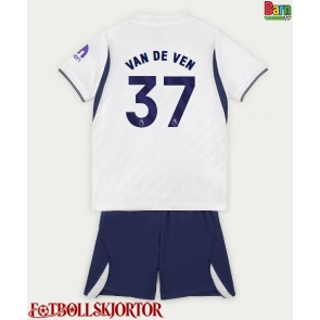 Tottenham Hotspur Micky van de Ven #37 Hemmakläder Barn 2026-27 Kortärmad (+ Korta byxor)